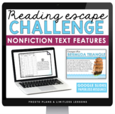 Nonfiction Text Features Presentation & Digital Escape Roo