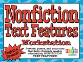 NONFICTION TEXT FEATURES Workstation - English & Spanish!