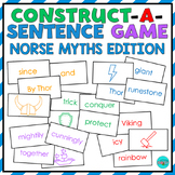 NORSE MYTHS Parts of Speech Game | Sentence Building | Con