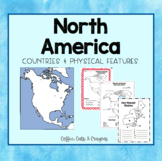 NORTH AMERICA- Countries & Physical Features
