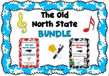Preview of NORTH CAROLINA BUNDLE Music Activities, Chimes & Bells arr. THE OLD NORTH STATE