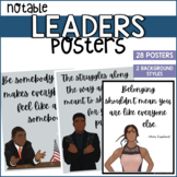 NOTABLE LEADERS POSTERS | INFLUENTIAL PEOPLE | CLASSROOM DECOR