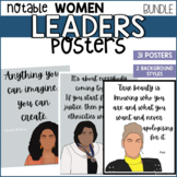 NOTABLE WOMEN LEADERS POSTERS | INFLUENTIAL PEOPLE | CLASS