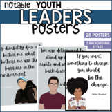 NOTABLE YOUTH LEADERS POSTERS | INFLUENTIAL PEOPLE | CLASS