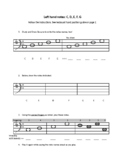 NOTE READING - Piano (gen music) Left Hand - C, D, E, F, G
