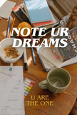 NOTEBOOK TO NOTE UR DREAMS AND GOALS FOR 2024