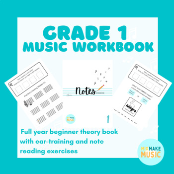 Preview of NOTES 1: Grade 1 Music Workbook