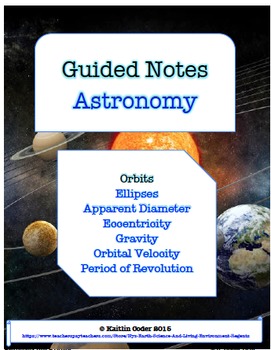 Preview of NOTES BUNDLE - Orbits *EDITABLE* with PowerPoint!