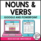 NOUNS AND VERBS FOR GOOGLE AND POWERPOINT - DISTANCE LEARNING