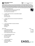 NOVA: Hunting the Elements Video Questions Worksheet PDF