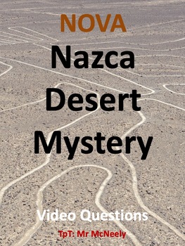 Preview of NOVA: Nazca Desert Mystery Video Questions Worksheet & Puzzle