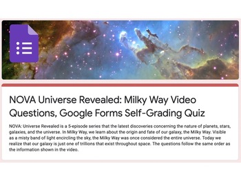 NOVA UNIVERSE REVEALED: Milky Way