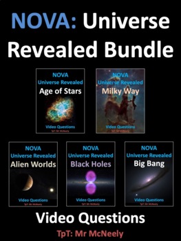 Preview of NOVA Universe Revealed Video Questions Worksheet Bundle