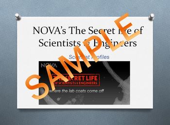 Preview of NOVA's Secret Life of Scientists and Engineers Writing Prompts