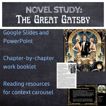 Preview of NOVEL STUDY: The Great Gatsby