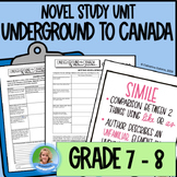 Novel Study Unit - Underground to Canada - Black History R