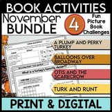 Book Activities NOVEMBER BUNDLE Print and Digital