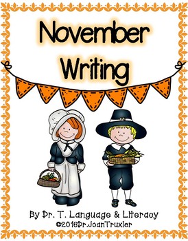 Preview of NOVEMBER Writing (Distance Learning)