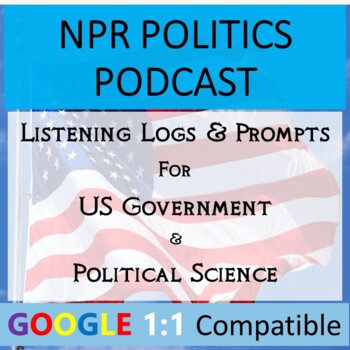 Preview of NPR Politics Podcast Logs (CCSS Aligned!)