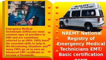 Preview of NREMT- National Registry of Emergency Medical Technicians 2024 Exam 1