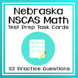 4th Grade Math Test Prep Task Cards for NSCAS