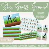 NSW/ACT Print Sky, Grass, Ground Handwriting Bundle - IWB,