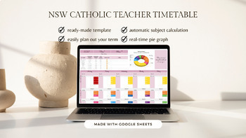 Preview of NSW Catholic Term Timetable with FREE Weekly Planner