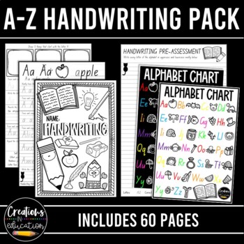 Preview of NSW Font Handwriting Worksheets Booklet Pack