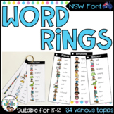NSW Font Word Rings - Writing Tools