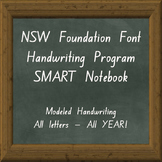 NSW Foundation Font Handwriting Program - SMART Notebook W