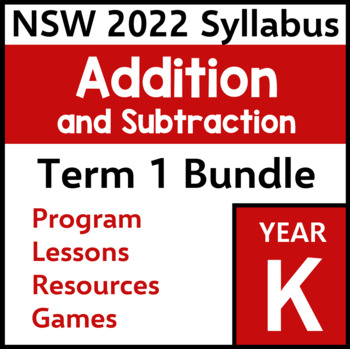 Preview of NSW Kindergarten Maths - Addition and Subtraction - Term 1