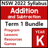NSW Kindergarten Maths - Addition and Subtraction - Term 1