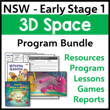 Preview of NSW Kindergarten Maths - Early Stage 1 - 3D Space Program