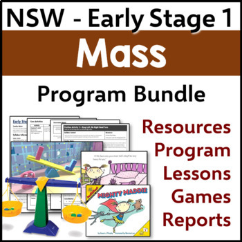 Preview of NSW Kindergarten Maths - Early Stage 1 - Mass (Weight)