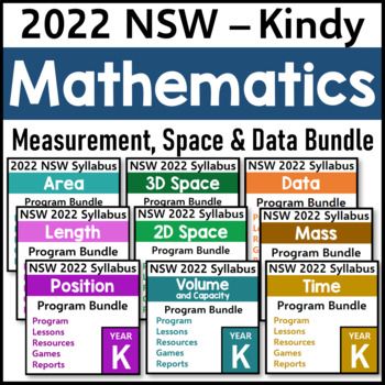 Preview of NSW Kindergarten Maths - Early Stage 1 - Program Bundle