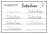 Handwriting Font Name Sheets - 2623 Different Names - NSW 