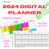 NSW Secondary School 2024 Yearly Digital Planner