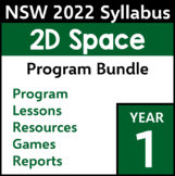 NSW Stage 1 Maths - Year 1 - 2D Space Program (2D spatial 