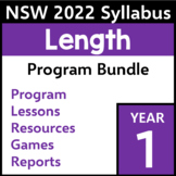 NSW Stage 1 Maths - Year 1 - Length Program (Geometric Measure A)