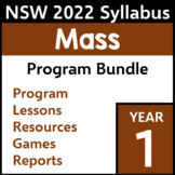 NSW Stage 1 Maths - Year 1 - Mass (Weight) Program - Non-S