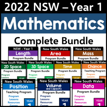 Preview of NSW Stage 1 Maths - Year 1 - Program Bundle