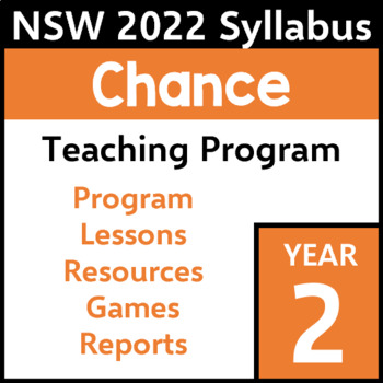 Preview of NSW Stage 1 Maths - Year 2 Chance Program (2022)