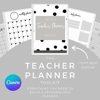 Preview of NSW Teacher Planner 2022 2023, Editable Planner, Printable Planner
