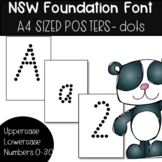 NSW foundation font alphabet