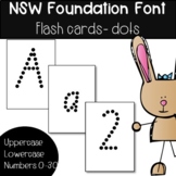 NSW foundation font worksheet