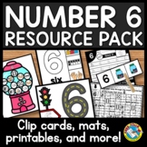 NUMBER 6 ACTIVITIES & WORKSHEETS KINDERGARTEN PRESCHOOL NU