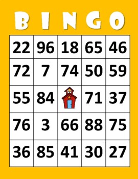 Bingo - Numbers (1-100) - Comprar em Tudo para teachers