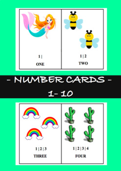 Preview of NUMBER CARD 1-10