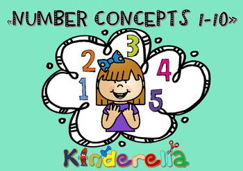 NUMBER CONCEPTS 1-10 WORKSHEETS by Kinderella's Magic Pencils | TpT