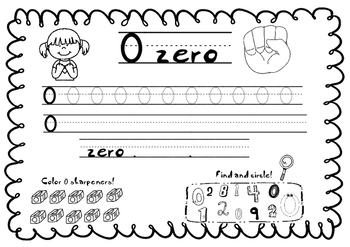 NUMBER CONCEPTS 1-10 WORKSHEETS by Kinderella's Magic Pencils | TpT